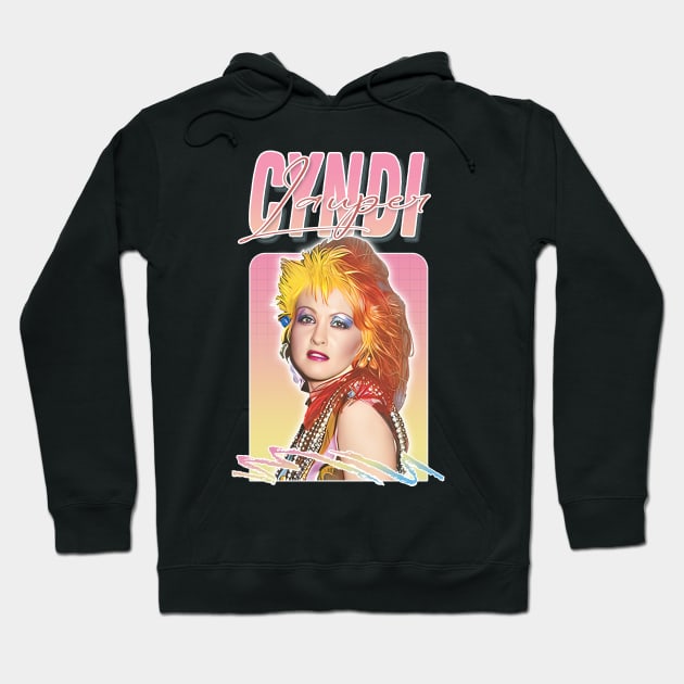 Cyndi Lauper /\/ Original 80s Vintage Style Design Hoodie by DankFutura